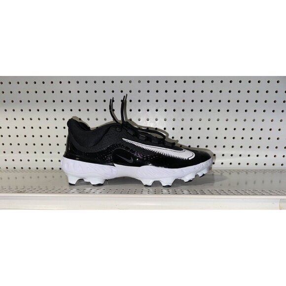 Nike Alpha Huarache Elite 4 Low MCS Mens Molded Baseball Cleats Size 12 Black - Picture 1 of 8